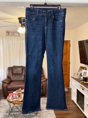 American Eagle Outfitters Dark Blue Flare Jeans